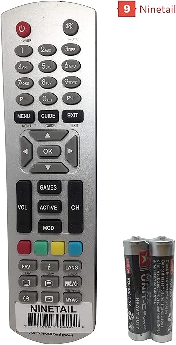Buy Ninetail Tm Remote Control Compatible With Dishtv Remote Control For Dish Tv Settop Boxes Lcd Led Tv Compatible Dishtv Remote Control For Dishtv Set Top Box Hd Dth Sd With 2 Unit E a