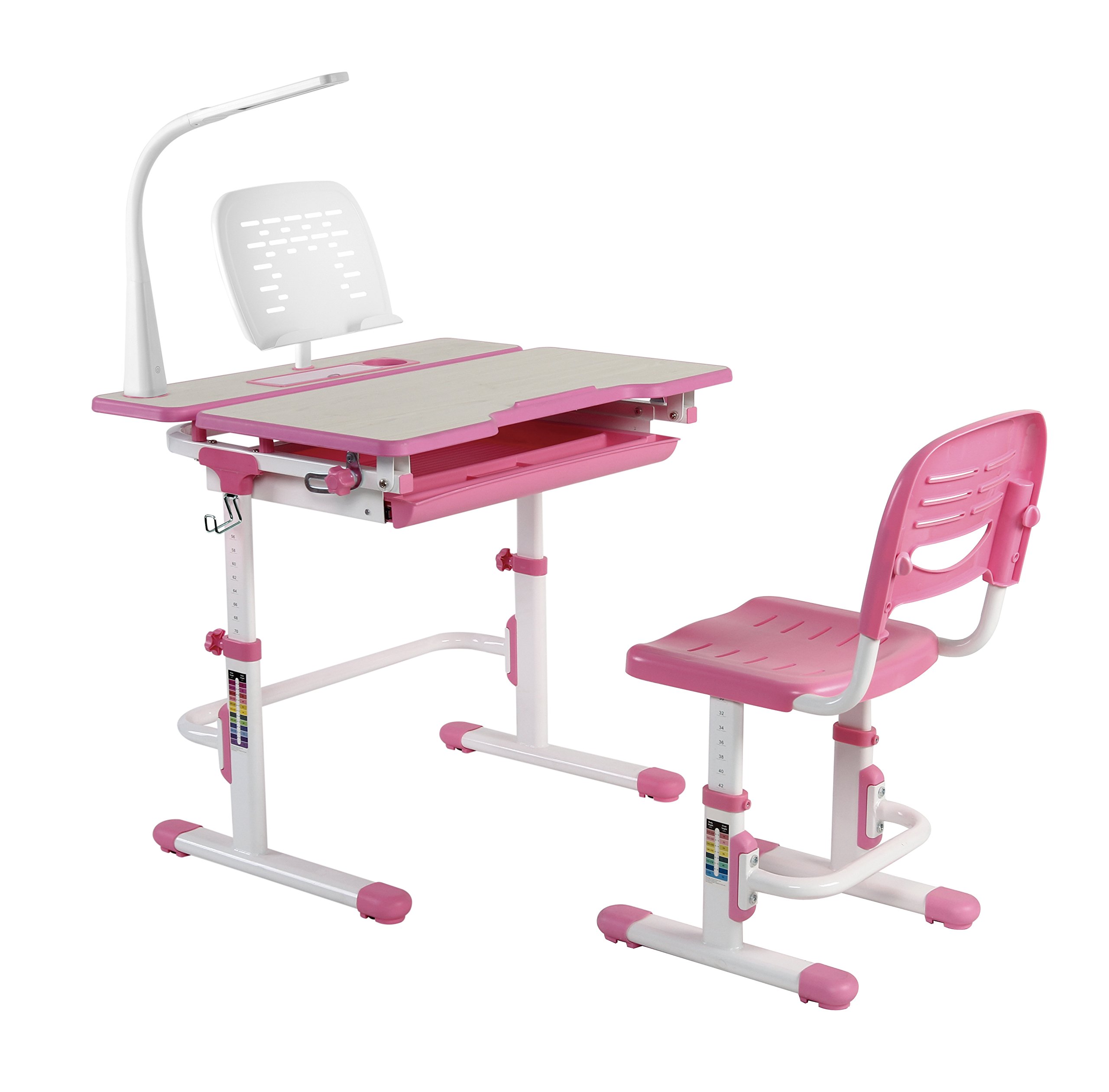 kidomate height adjustable study table and chair