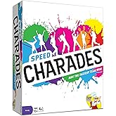 Speed Charades Party Game - Charades Board Game - includes 1400 Charades - Perfect for Groups and Family Game Nights