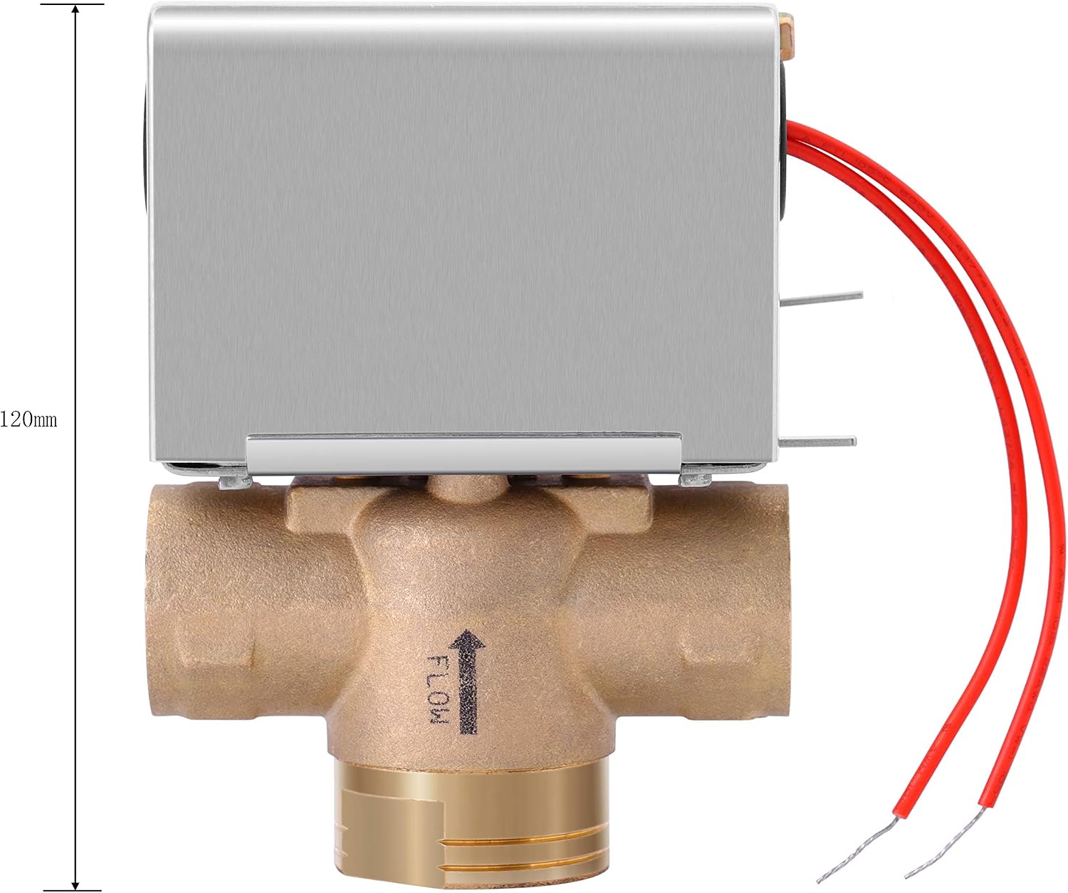 VALEMO V33B3-A30 3-Port MOTORISED Zone Valve Normally Closed 3/4 BSP - Image 3