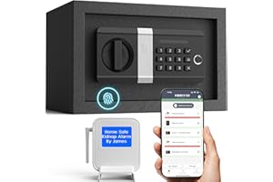 FORFEND SECURITY FORFEND Smart Home Safe | WiFi Safe Box App Lock/Alarm | Voice Command, Kidnap Alarm, Tamper Detect, Frozen Mode, Sub Account| Digital Safe Anti Theft