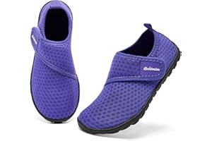 Rechtmien Todder Kid Water Shoes Girl's Boy's Beach Quick Dry Swim Shoes Lightweight Barefoot Non-Slip Aqua Shoes(Toddler/Little Kid/Big Kid)