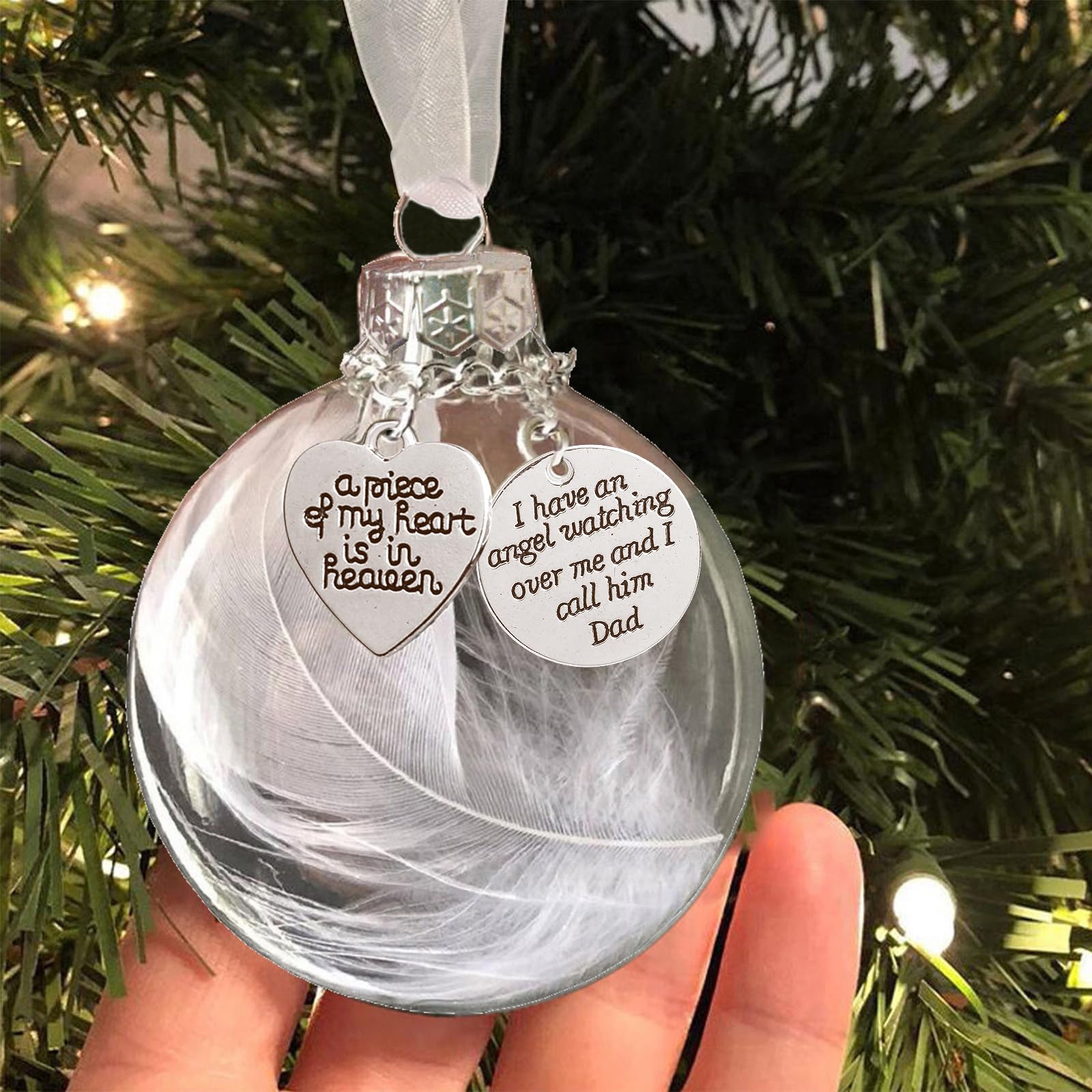 christmas-memorial-ornament-feather-ball-remembrance-hanging-pendant-a