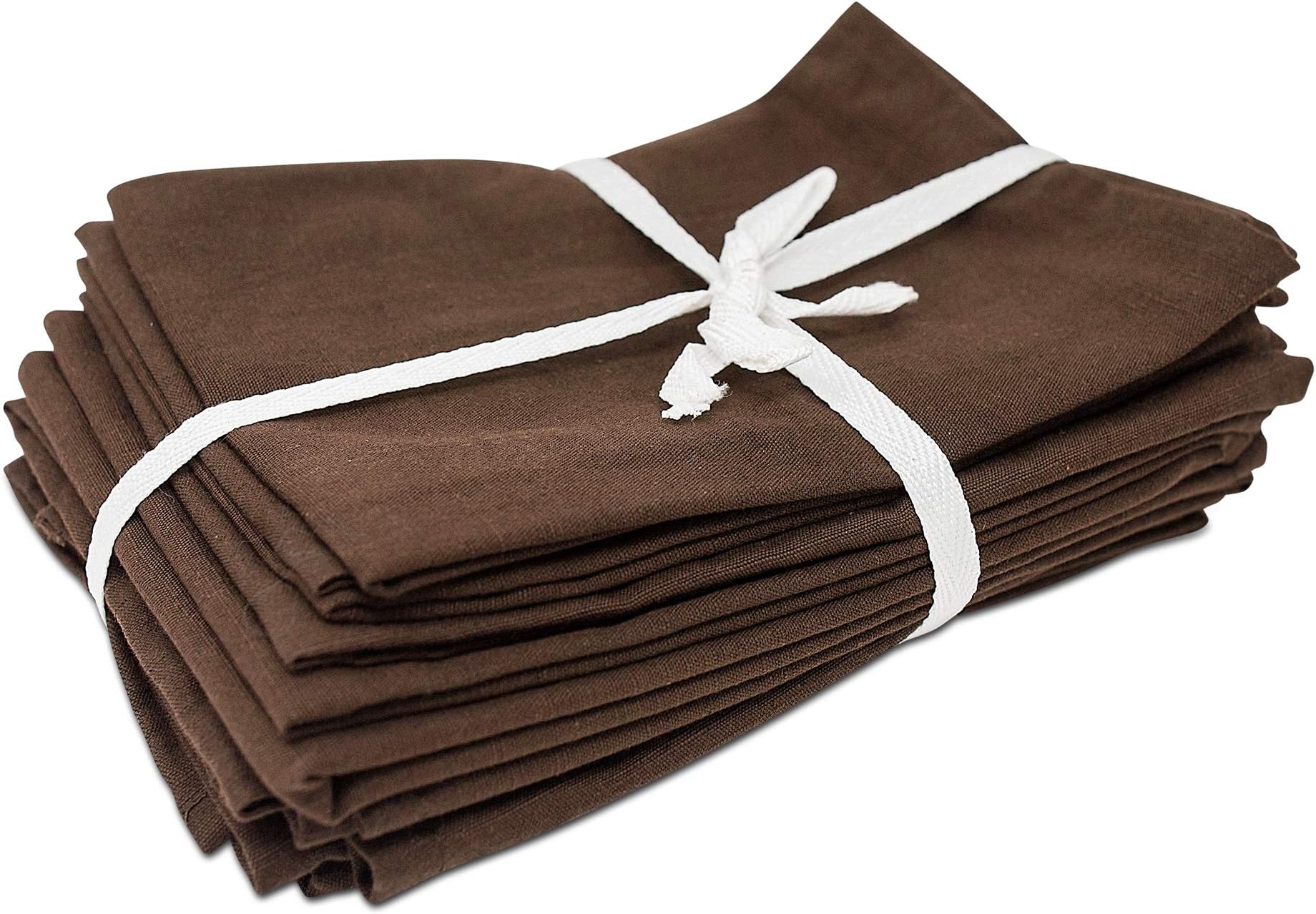 MoLi Cloth Napkins Egyptian Cotton Dinner Linen Set of 12 Pack Lunch Reusable Fabric Napkin Table Linens Servilletas de Tela Restaurant Tabel Linnen Bulk Sets Eco