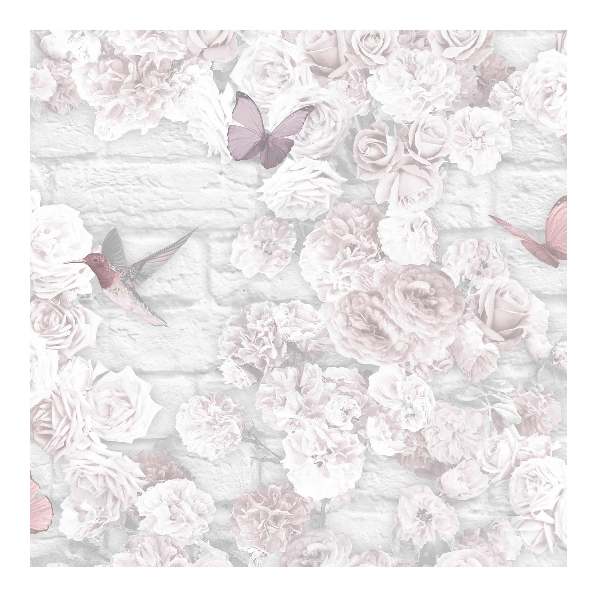 Superfresco Easy Pink Flower Wall Floral Wallpaper | Paste the Wall | Pink Floral | Eco-Friendly