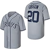 Mens #20 Josh Gibson Baseball Jersey Homestead Grays Baseball Shirt Stitched