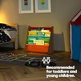 LIVIVO Colorful Kids Bookshelf 4 Tier Toy Storage Rack Multi-Colour view 7