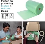 Triplast Biodegradable Green Bubble Wrap Roll 500mm x 50m Small Bubbles view 3