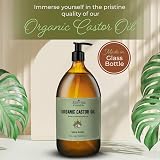 Essican Purelife Castor Oil Organic Hexane Free 1000ml Glass Pump view 5
