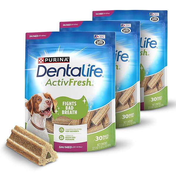 DENTALIFE ACTIVFRESH PACK OF 3 DOG CHEWS FOR...