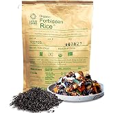 Lotus Foods Bulk Organic Forbidden Rice - Black Rice Organic, Purple Rice, Black Rice Bulk, Gluten Free Heirloom Rice, Whole Grain, Non GMO, Vegan - 11 lb Bag