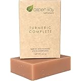 Turmeric Soap - Made with Natural and Organic Ingredients. Gentle Soap. 4.5oz Bar. (Turmeric Complete 1 Pack)