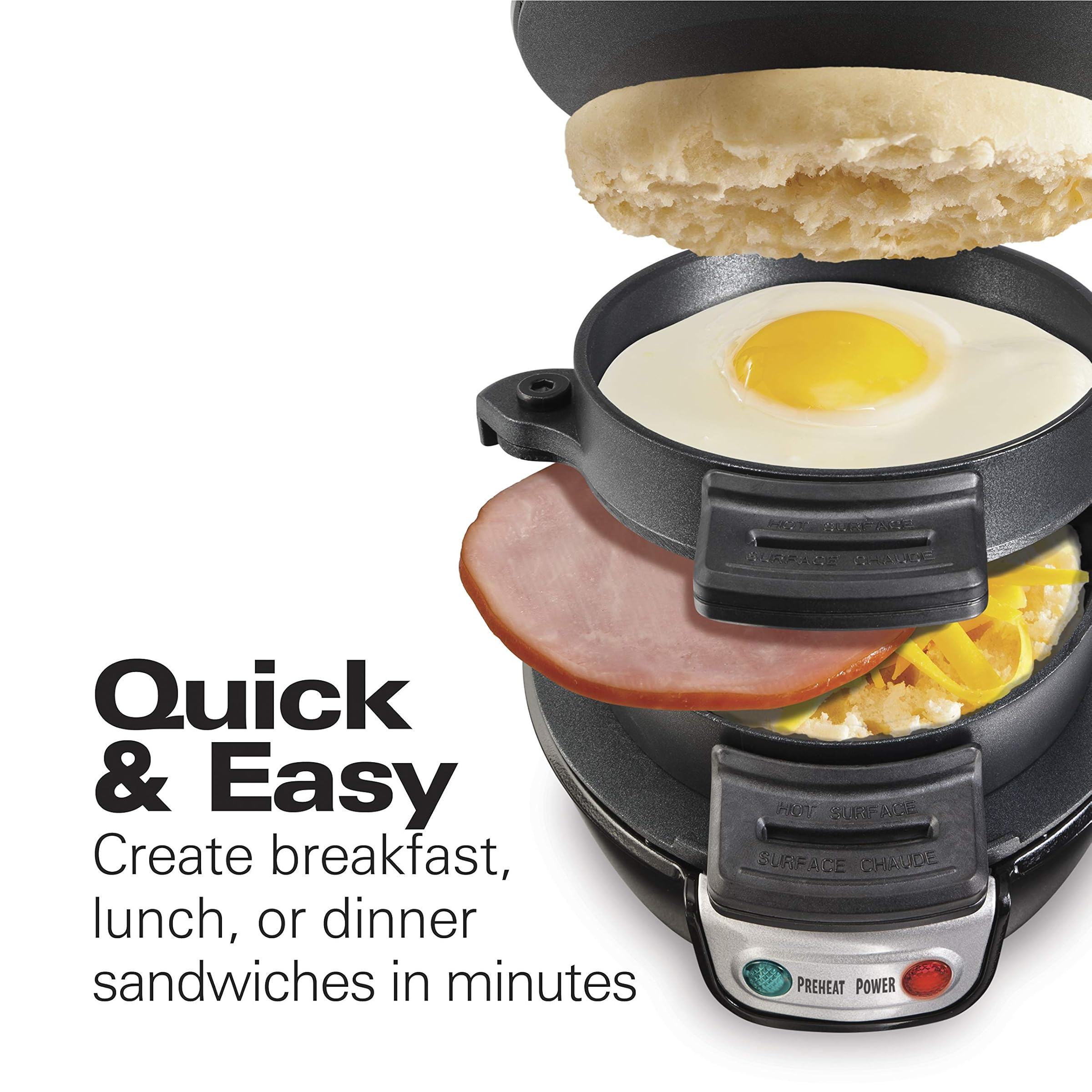 Hamilton Beach Breakfast Sanwich Maker Black