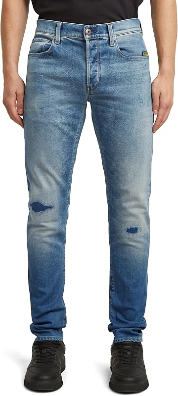 3301 Slim Jeans, Multicolore (Faded New Moon Restored 51001-c052-h443), 29W x 34L — foto 1 di 6