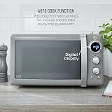 Swan SM22030LGRN Retro LED Microwave 20L 800W 6 Power Levels Defrost view 4