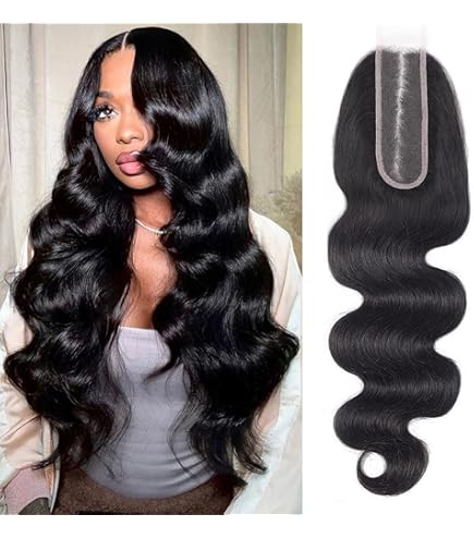 Amazon.com : 2x6 Deep Wave Closure Brazilian 100% Unprocessed