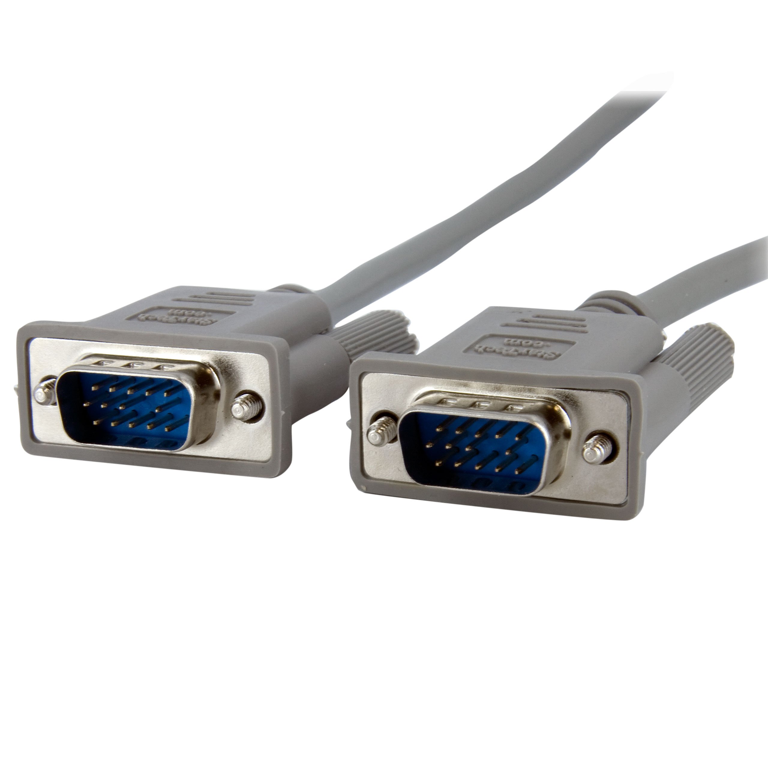 StarTech.com 10 ft. (3 m) VGA to VGA Cable - HD15 VGA Cable - 800x600 Resolution - Male/Male - VGA Monitor Cable (MXT101MM10)