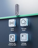 Arlo Security 2K Video Doorbell Wireless with 6 Month Battery UK view 2