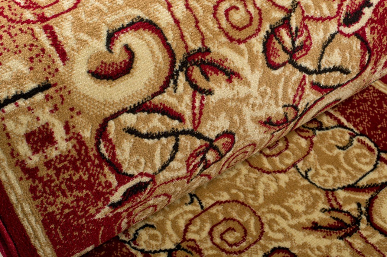 Carpeto Rugs Tapis Salon Beige 60 x 100 cm Classique Floral/Verona