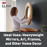 3M CLAW Plasterboard Picture Hanger 4 Hangers Holds Up To 7 kg view 5