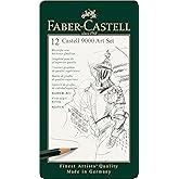 Faber-Castell 9000 Graphite Sketch Pencil Sets Art 8B - 2H set of 12