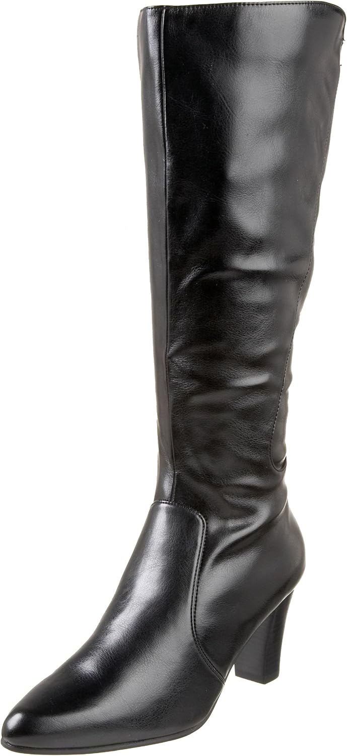 Impo Women's Venture Tall Zippered Shaft Boot,Black Burnished,6.5 M US Amazon.ca Shoes & Handbags