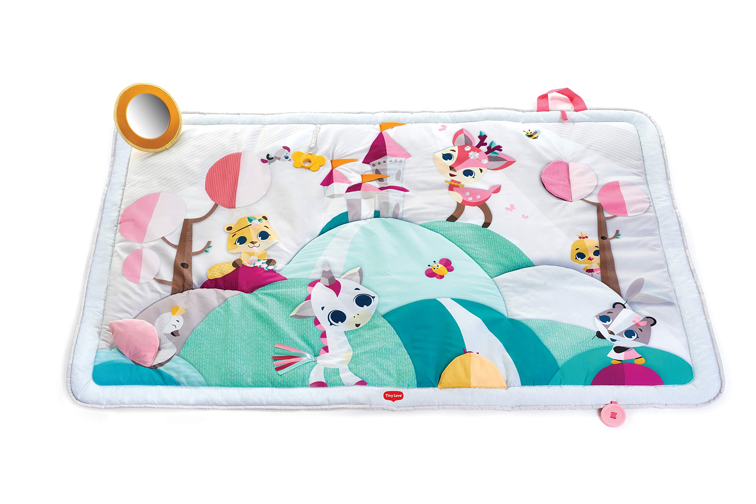 Tiny Love Super Mat, Large Activity Play Mat Suitable from Birth, 0M +, 150 x 100cm, Tiny Princess Tales