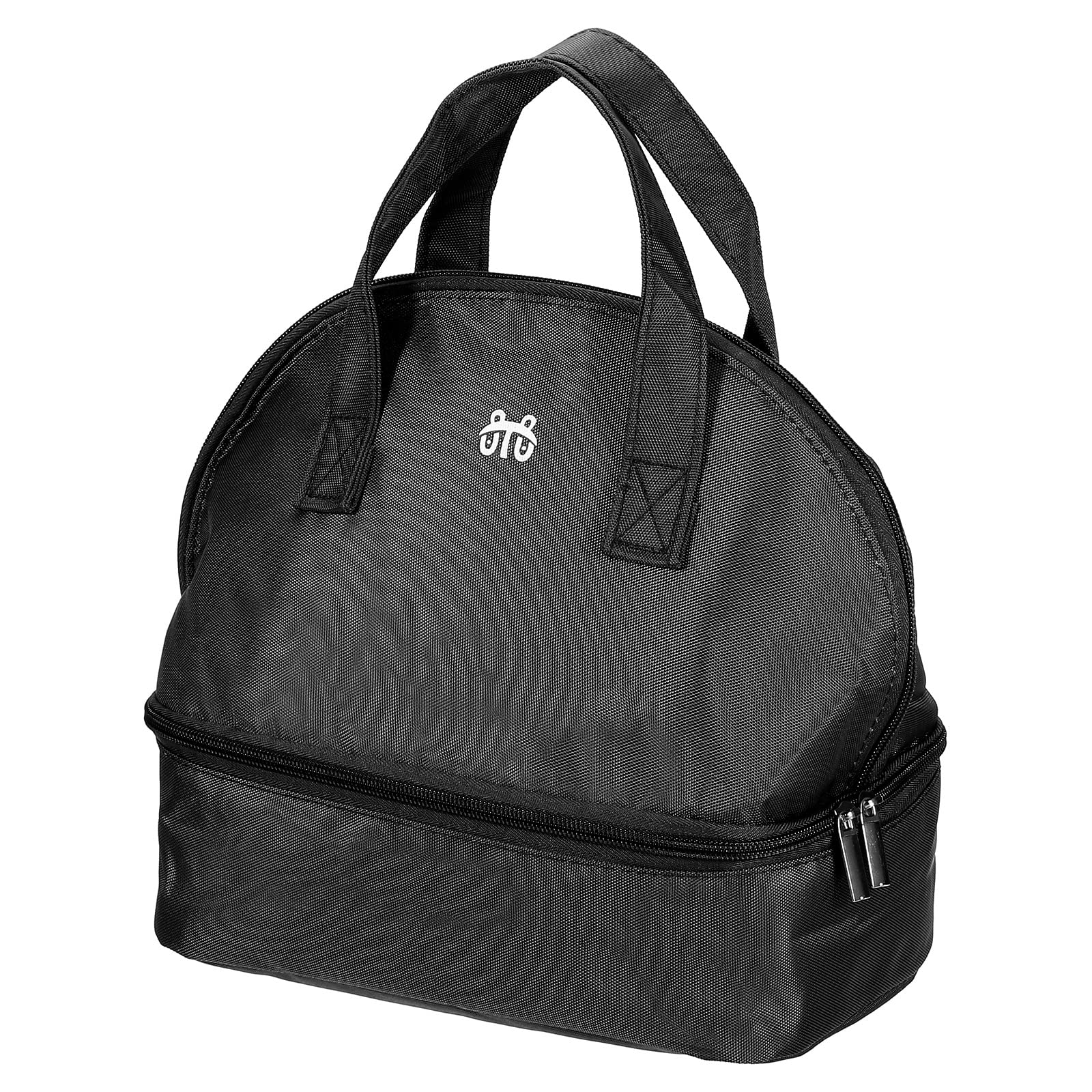 PATIKIL Lunch Box for Women/Men, Insulated Cooler Lunch Bag Thermal Tote Bag Reusable Lunch Container 9.1x6.3x9.8 Inch for Work Picnic Outdoor, Black