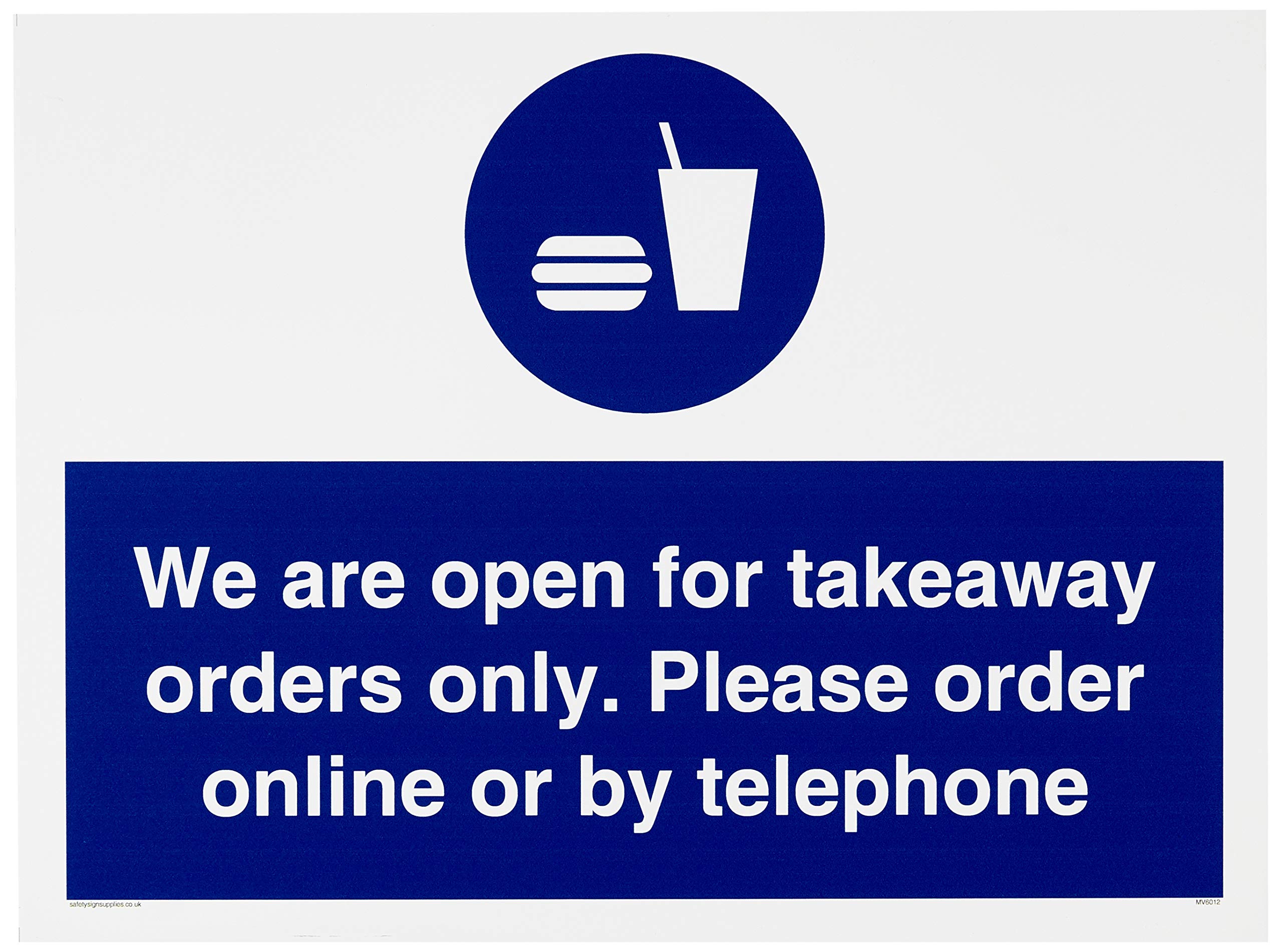 We are open for takeaway orders only. Please order online or by telephone
