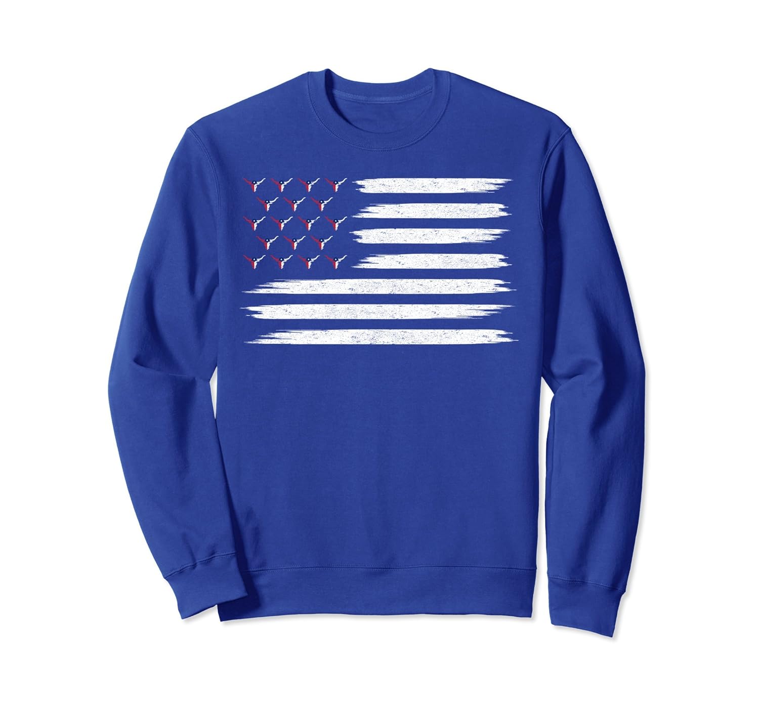 Texas United Bulls State Flag Icon Sweatshirt-anz