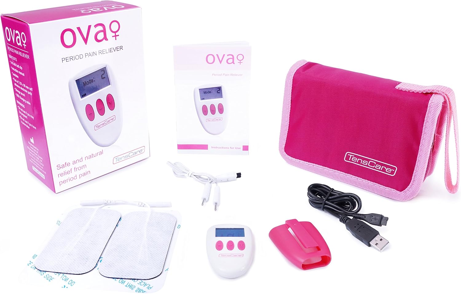 Tenscare Ova Period Pain Muscle Stimulator And Tens Machine Amazon Co Uk Health Personal Care