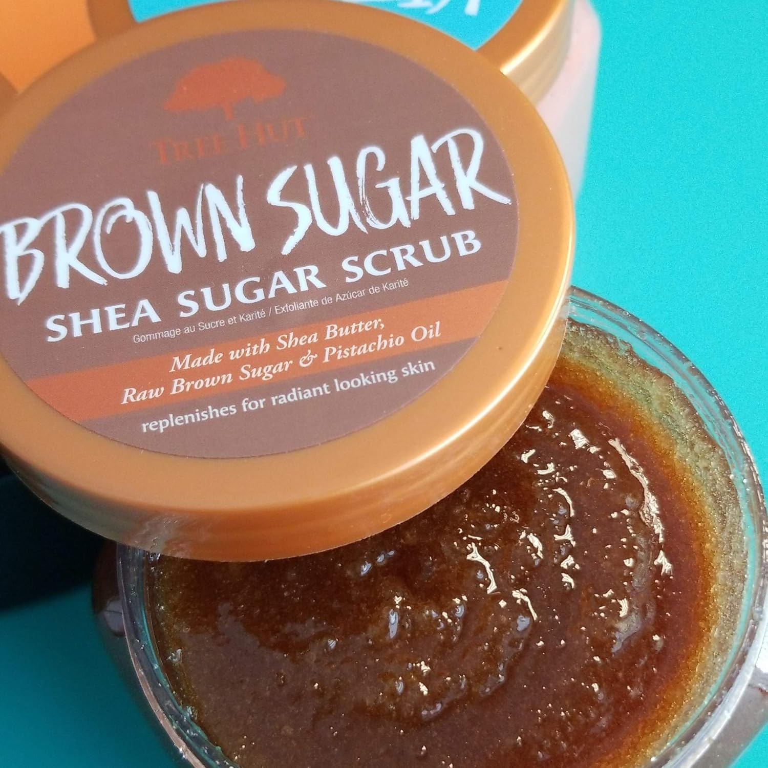 Tree Hut Shea Sugar Scrub Brown Sugar, 18oz, Ultra Hydrating & Exfoliating Scrub for Nourishing Essential Body Care : Beauty