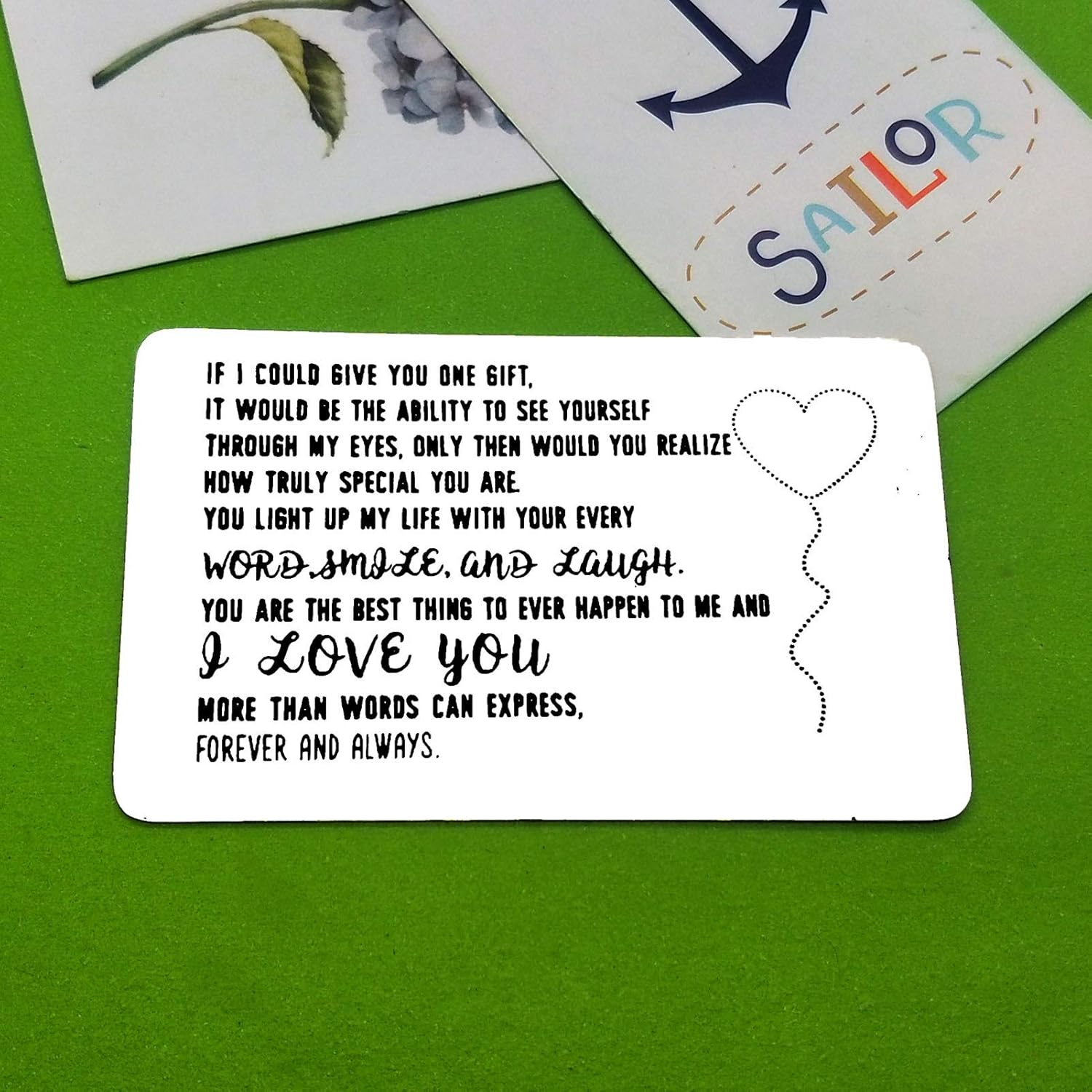 Engraved Wallet Insert Gifts For Men You Light Up My Life Love Note Gift Card For Wife Husband Deployment Gifts For Boyfriend Girlfriend Birthday Gift Wedding Gift For Women Men Him Office