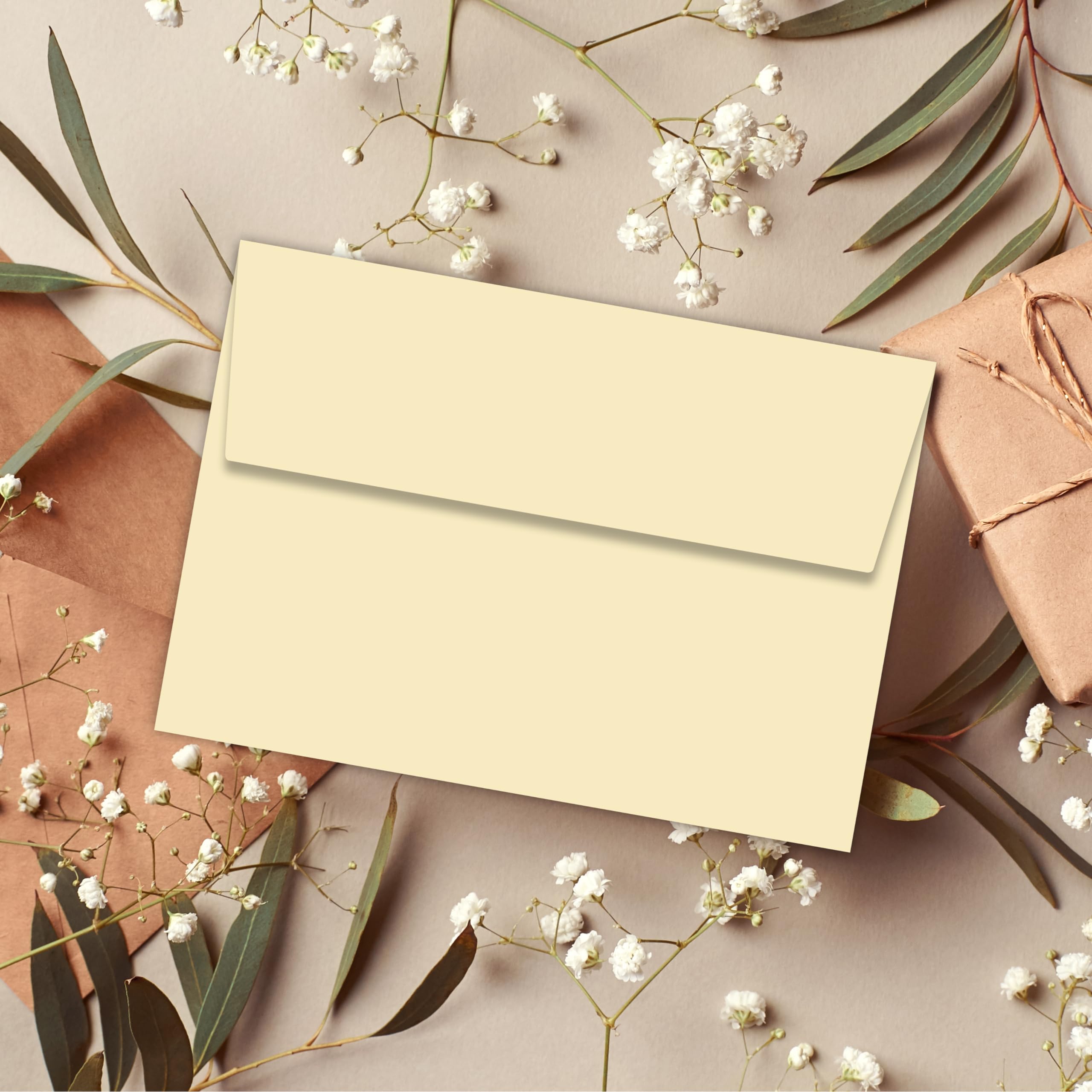 Me Loovely Premium 120gsm Self Seal Cream Envelopes C6 114mm x 162mm Peel and Seal Envelope for Stationery Posting Mailing Home Office & E-Commerce (Pack of 10)