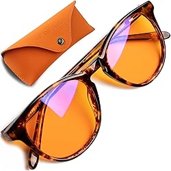 Orange Blue Light Blocking Glasses for Better Sleep