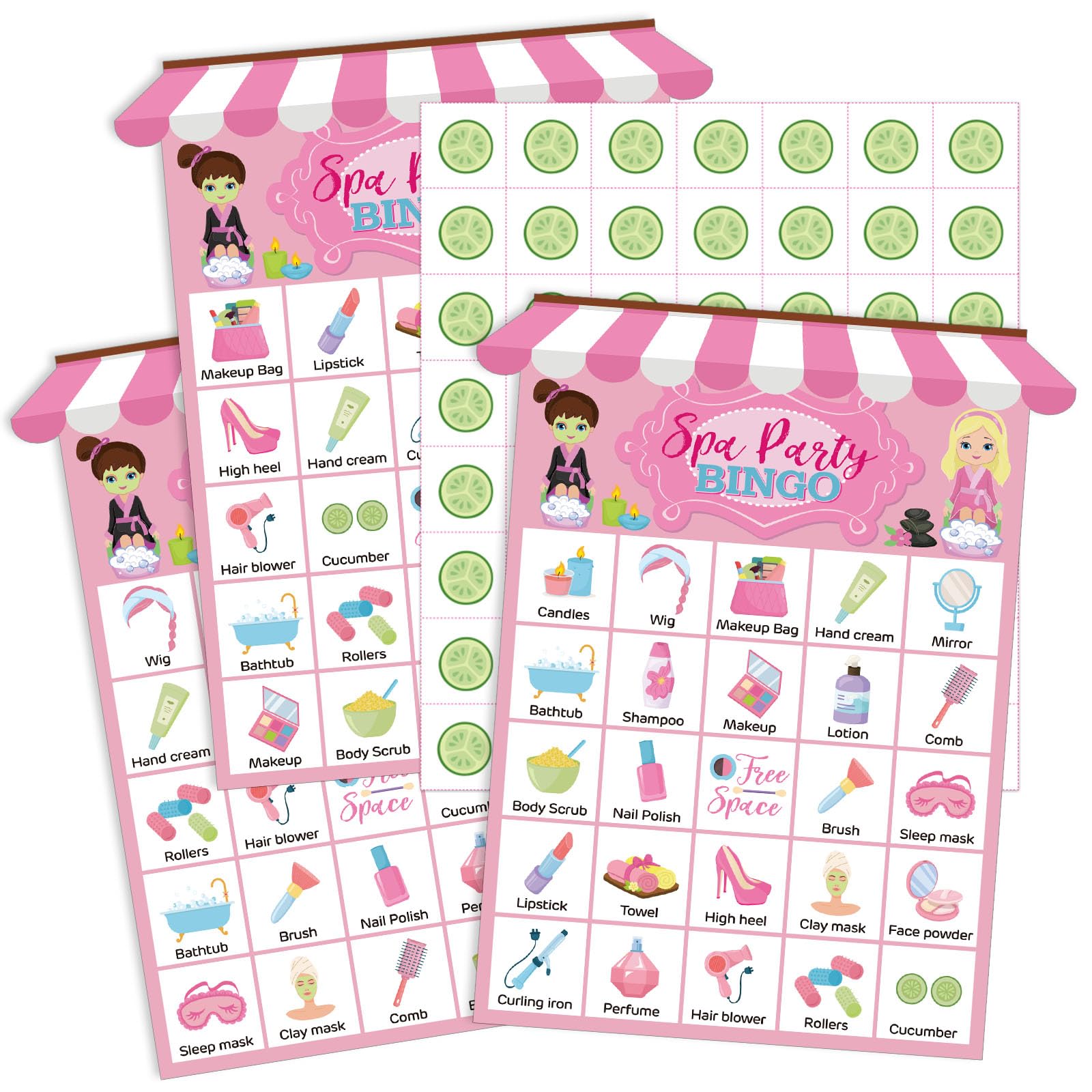 Liliful 35 giochi di bingo pasquale, 24 giocatori, carte da bingo