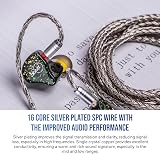 Linsoul Tripowin Zonie 2M IEM Cable 16 Core Silver Plated Earphone Cord view 4