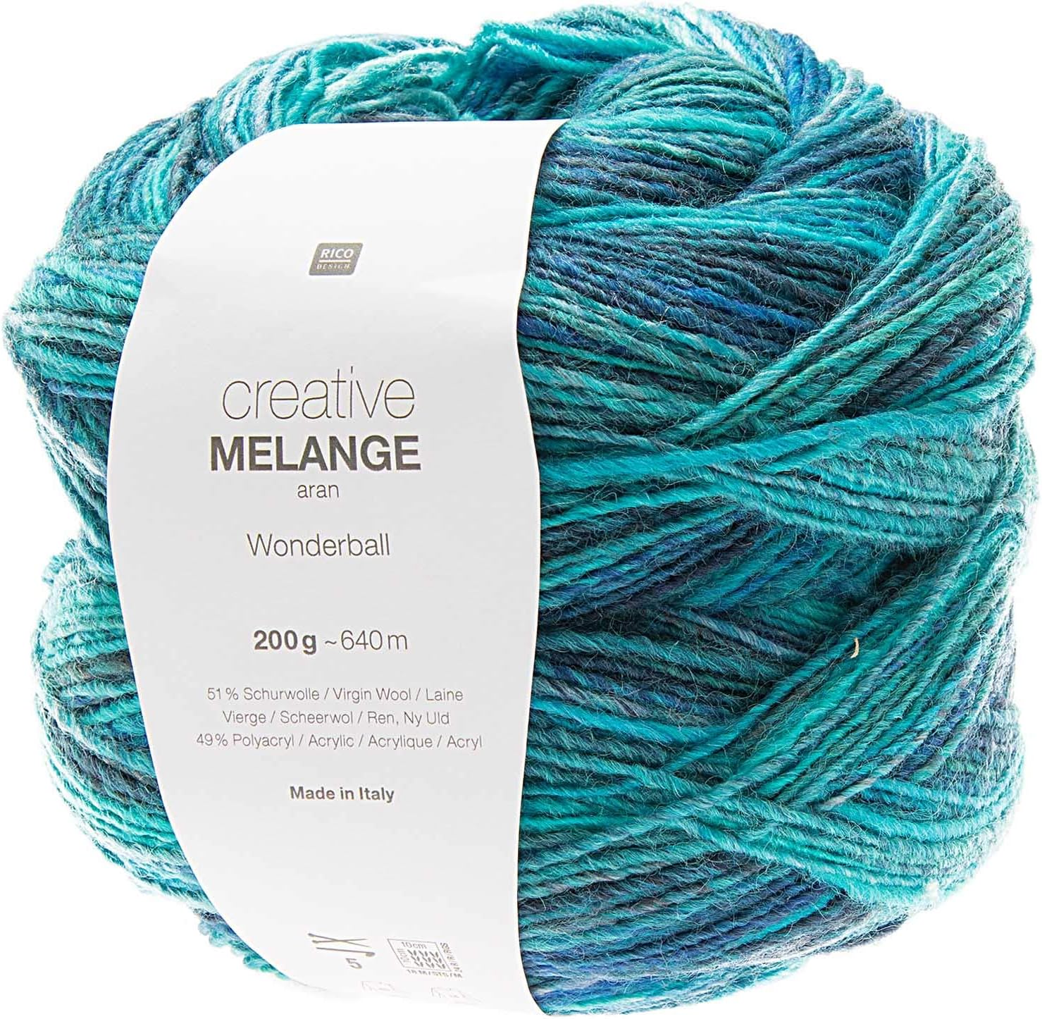Fil à Tricoter Mélangé JADE - 200 Gr - Llama/Polyamide - Taille Aiguille 3-3,5