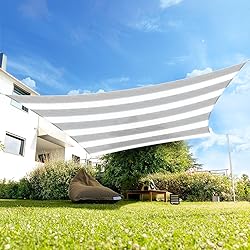 SunnyRoyal Sun Shade Sail 11'x16' Rectangle Shade