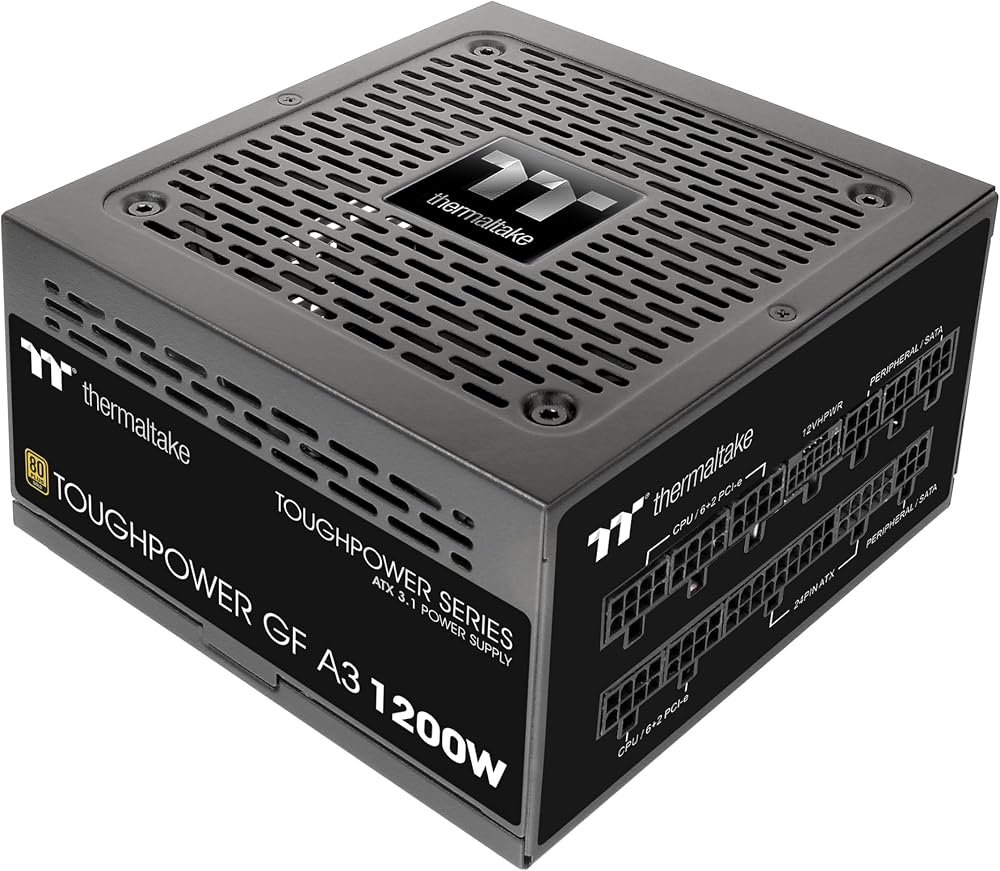 Thermaltake Toughpower GF A3 1200W ATX 3.0 PCIe 5.0 80+ Gold PSU RTX 40 Series
