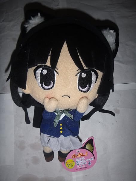 Amazon けいおん 秋山澪 スーパーｄｘ 猫耳カチューシャ付 ぬいぐるみ 脱着可能 アニメ 萌えグッズ 通販
