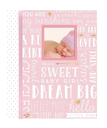 baby girl memory book first 5 years