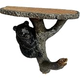 Pine Ridge Climbing Bear Wall Shelf - Rustic, 1 Shelf, Accent Shelf, Decorative Wall Shelf, 8 Inches by 6.75 Inches