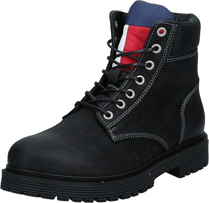 Tommy Hilfiger Men's Tommy Jeans Outdoor Nubuck Boot Classic Amazon.co