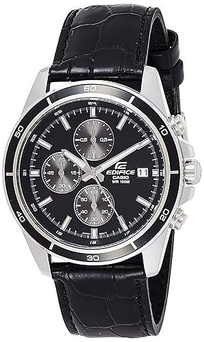 casio edifice chronograph black