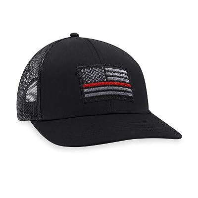 Red Line Trucker Hat Baseball Cap 