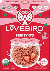 Lovebird, Cereal Grain Free Strawberry Organic, 7 Ounce