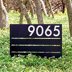 5 Inch Adhesive Numbers, White house Numbers for