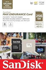 SanDisk 256GB MAX ENDURANCE microSDXC Card for Dashcams & Home Monitoring view 5