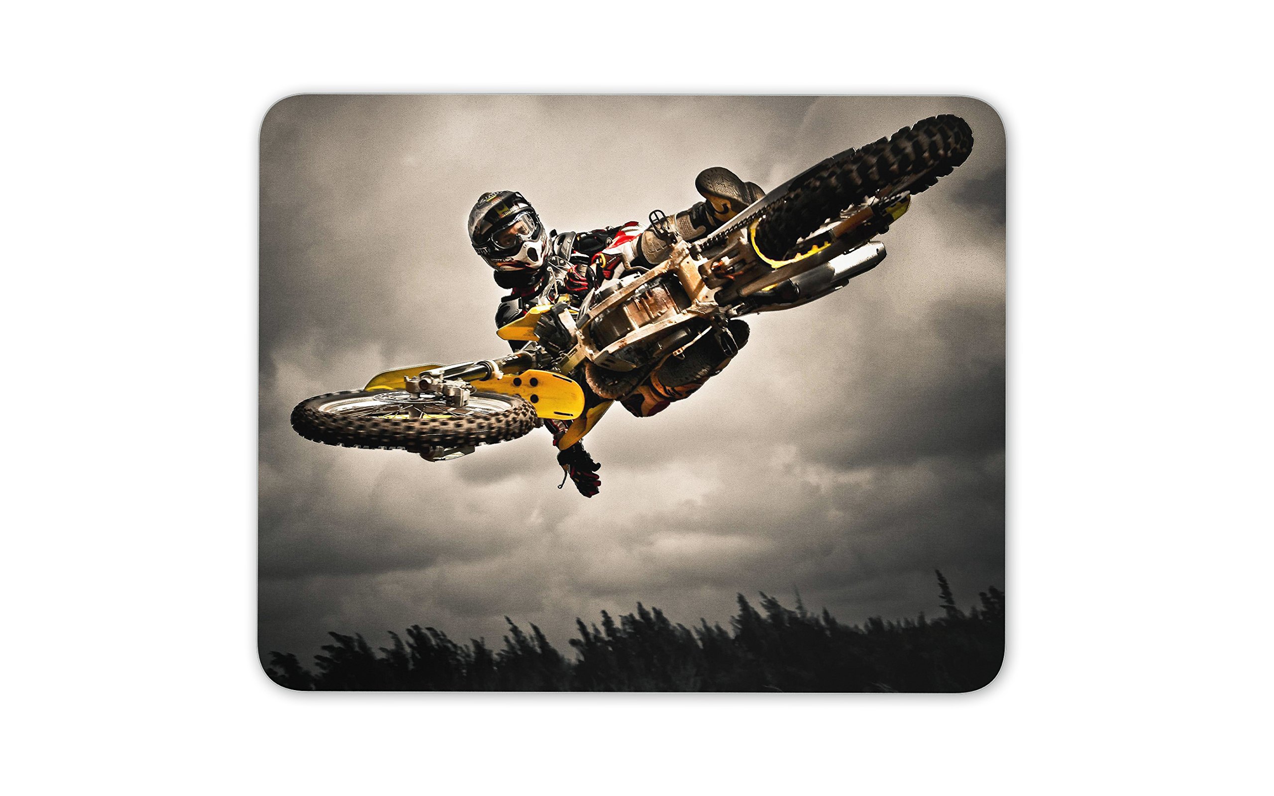 Motocross Mouse Pad Mat Motorbike Biker Son Kids Fun Computer PC #8088